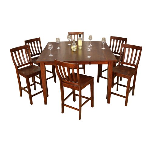 American Heritage Este 7 Piece Counter Height Pub Set