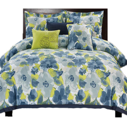 Luxury Home Greenwich 6 Piece Comforter Set & Reviews Wayfair