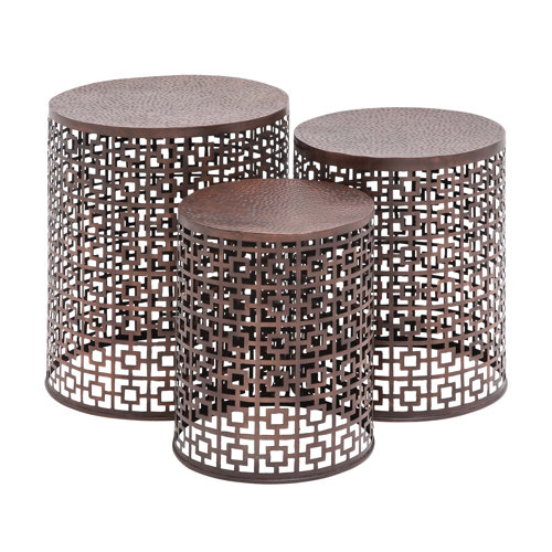 The Cute 3 Piece End Table Set Wayfair