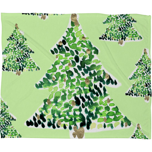 Cayenablanca Smells Like Christmas Plush Fleece Throw Blanket by DENY