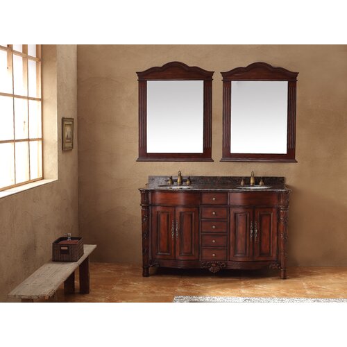 James Martin Furniture Classico 60 Double Bathroom Vanity Set