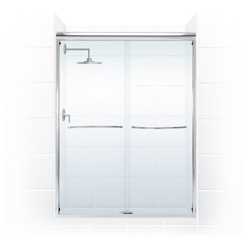 Coastal Shower Doors 3/8 Framed Paragon Bypass Shower Enclosure