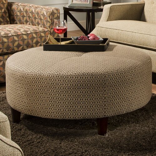 Anniston Round Cocktail Ottoman by Bauhaus