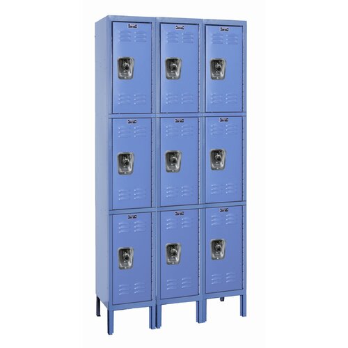 ReadyBuilt 3 Tier 3 Wide School Locker by Hallowell