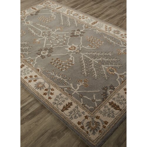 Poeme Hand Tufted Gray/Ivory Area Rug by JaipurLiving