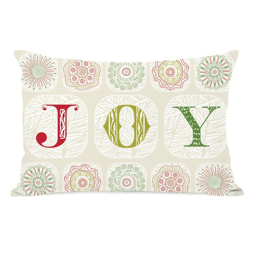 One Bella Casa Holiday Boho Joy Throw Pillow