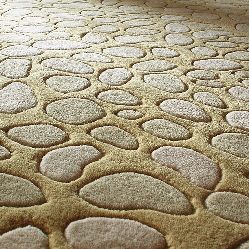 Pumice Stone Rug in Sand by Inhabit