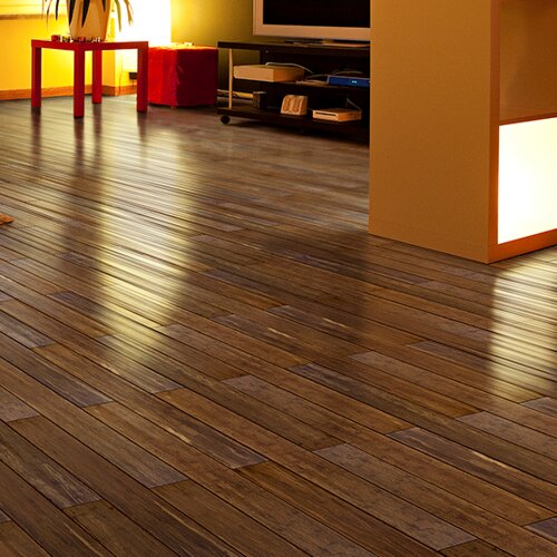 Islander Flooring 4 Engineered Bamboo Hardwood Flooring in Carbonized