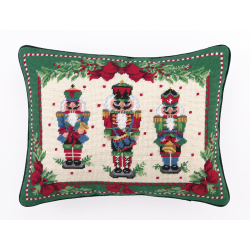 Peking Handicraft Nutcracker Melody Needlepoint Lumbar Pillow & Reviews