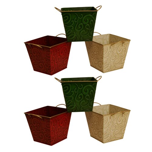 Piece Square Pot Planter Set by Campania International, Inc