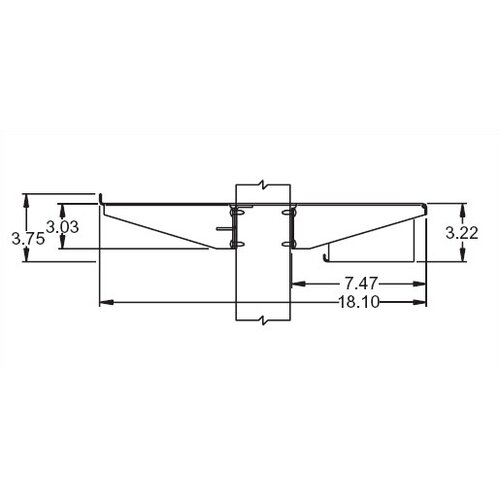 Adjustable Monitor Shelf for 19 Racks by Chatsworth