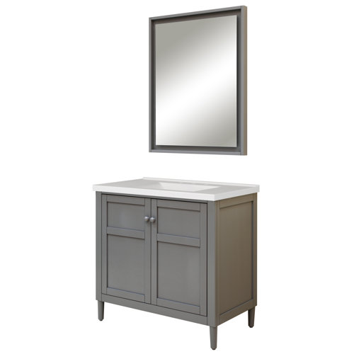Monaco 48" Single Sink Bathroom Vanity Set with Mirror Wayfair