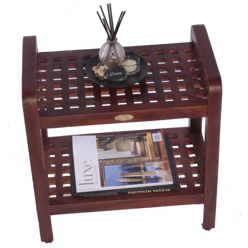 Decoteak Teak Grate Spa Stool