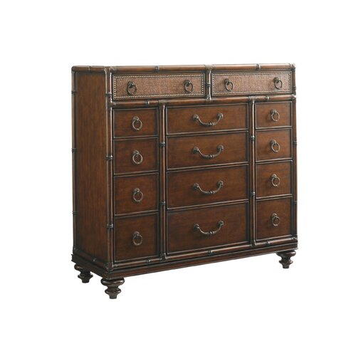 Landara Farallon 14 Drawer Gentlemans Chest by Tommy Bahama Home