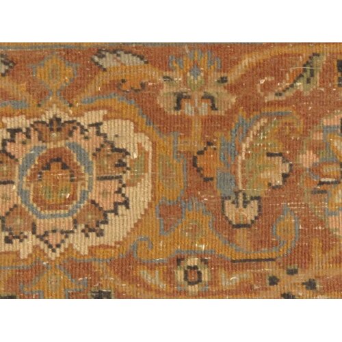 Brown/Cream Mirzapur Floral Area Rug by Ecarpet Gallery