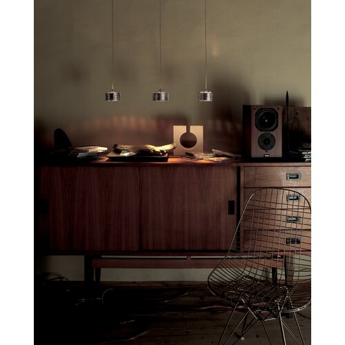 Bobino One Light Pendant with Metal Diffuser by Terzani