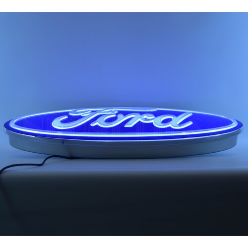 Lighted ford oval