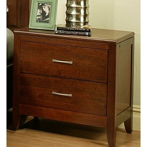 Solitude 2 Drawer Nightstand by AYCA Furniture