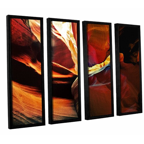 ArtWall Slot Canyon Light From Above 2 by Linda Parker 4 Piece Floater