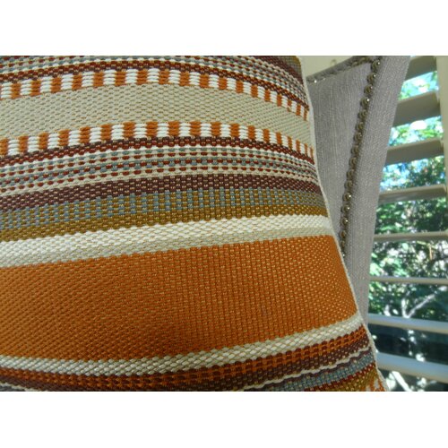 Chic Stripe Handmade Throw Pillow by Plutus Brands