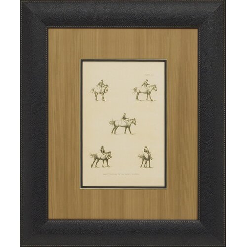 Illustration of Paces, Walking I Framed Art by Melissa Van Hise