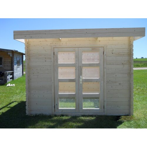 Moderna 10 Ft. W x 10 Ft. D Solid Wood Garden Shed 