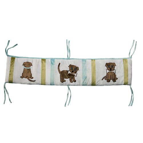 One Grace Place Puppy Pal Boy Infant 4 Piece Crib Bedding Set