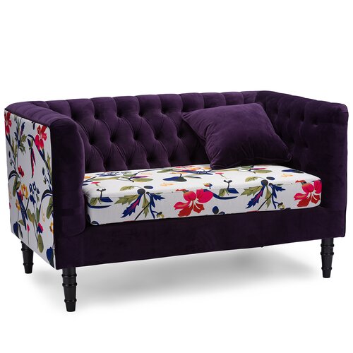 Baxton Studio Freya Loveseat by Wholesale Interiors