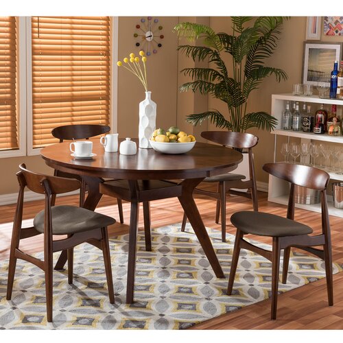 Baxton Studio Flamingo 5 Piece Dining Set by Wholesale Interiors