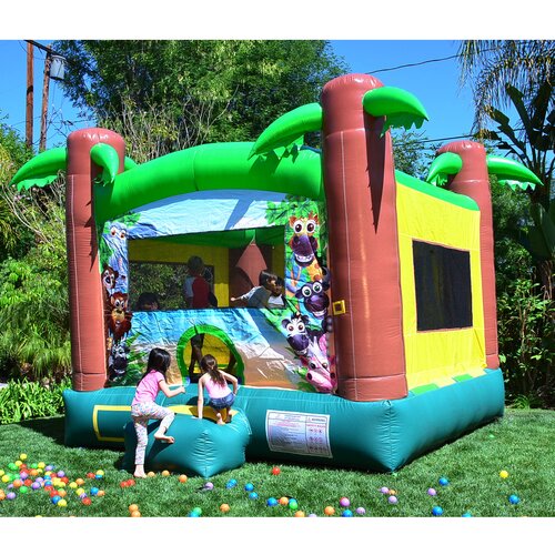 JumpOrange DuraLite Safari Party Bounce House