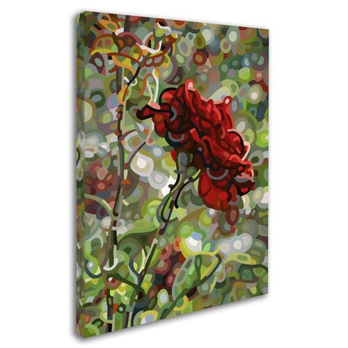 Trademark Fine Art Last Rose Of Summer by Mandy Budan Painting Print