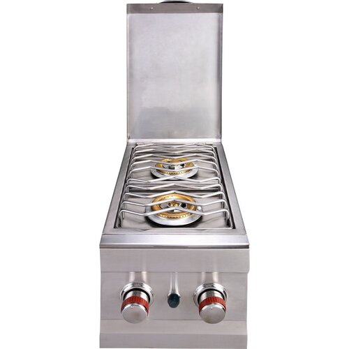 Slide in Natural Gas Double Side Burner by Sunstone Grills