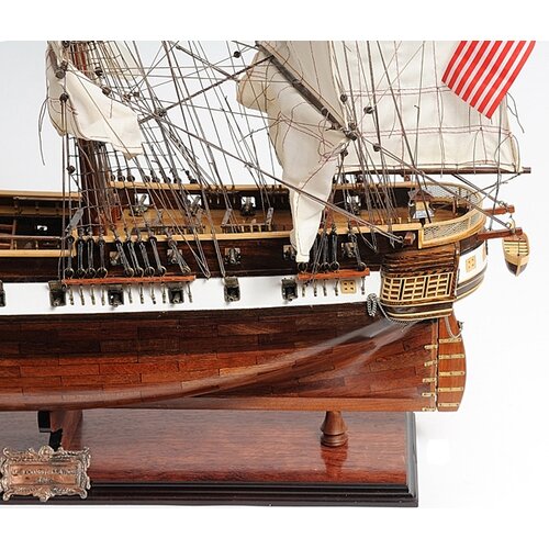 Large USS Constellation Model Ship by Old Modern Handicrafts