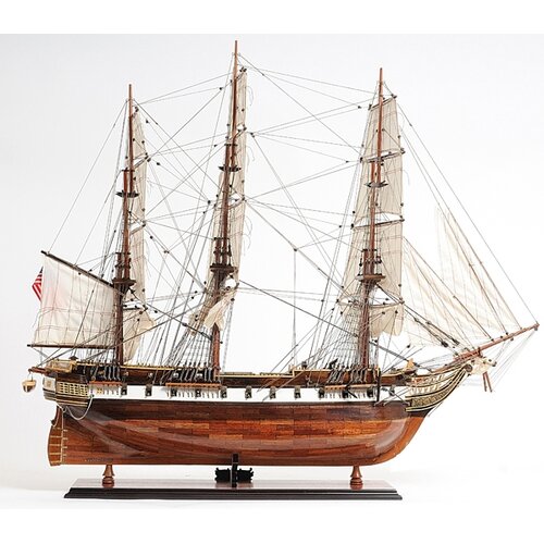 Large USS Constellation Model Ship by Old Modern Handicrafts