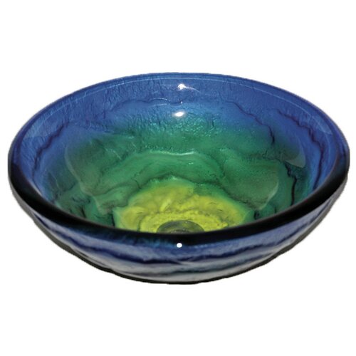 Novatto Mare Glass Vessel Bathroom Sink