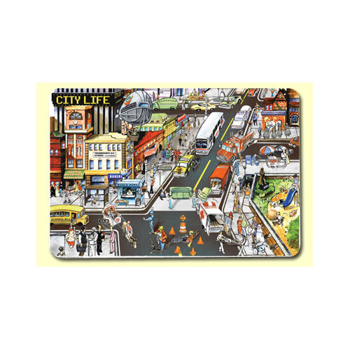 Painless Learning Placemats City Life Placemat & Reviews Wayfair
