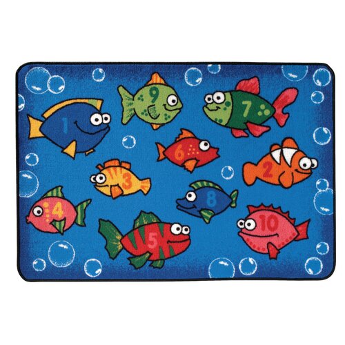 Something Fishy Kids Rug by Kids Value Rugs