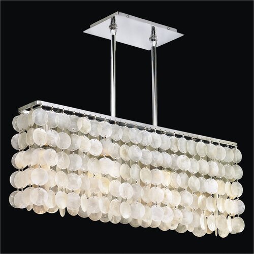 Surfside 4 Light Shell Chandelier by Glow Lighting