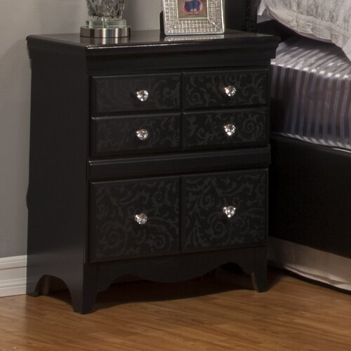 Sandberg Furniture Eva 2 Drawer Nightstand