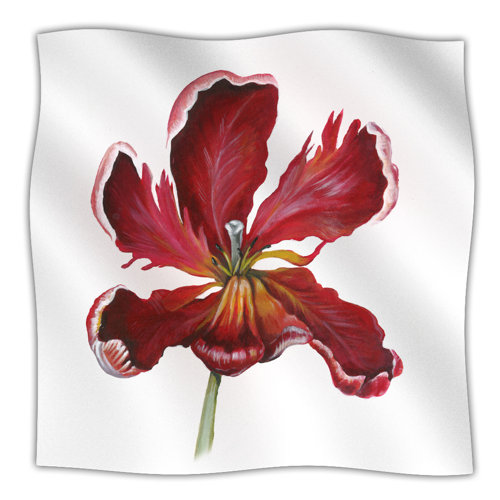 Open Tulip Throw Blanket Wayfair