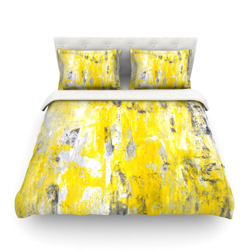 KESS InHouse Picking Around Light by CarolLynn Tice Cotton Duvet Cover