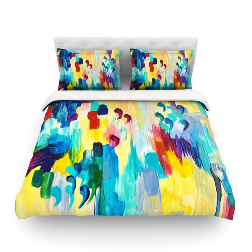 Dont Quote Me by Ebi Emporium Light Duvet Cover by KESS InHouse