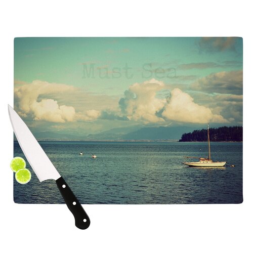 Must Sea by Robin Dickinson Ocean Cutting Board by KESS InHouse