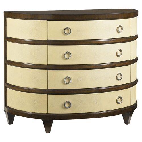 Aquarius Furniture Demilune 4 Drawer Dresser