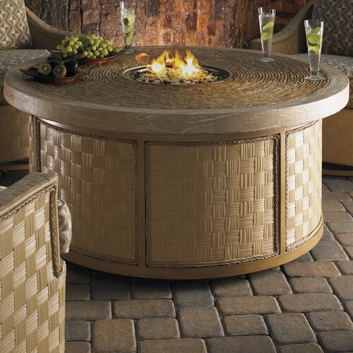 Canberra Surf And Sand Gas Fire Pit By Tommy Bahama Outdoor On