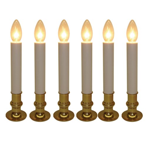 Flameless Taper Candle by Brite Star