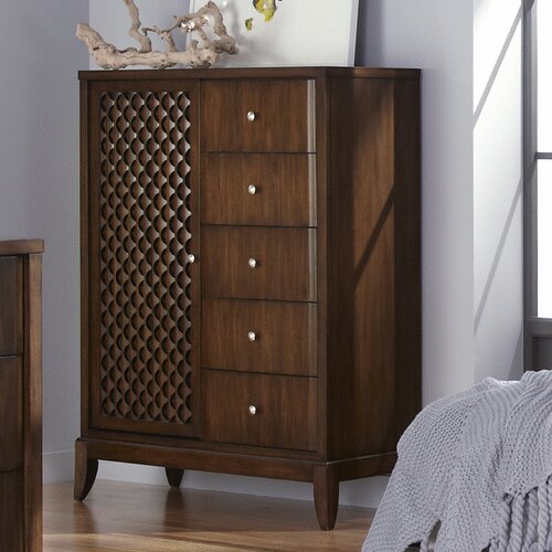 Antolas 5 Drawer Gentlemans Chest by Casana Furniture Company