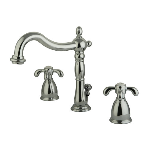 Kingston Brass French Country Double Handle Widespread Bathroom Faucet