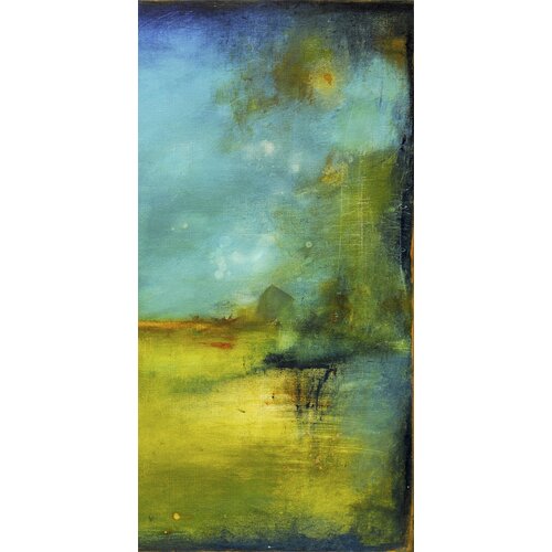 Art Effects Midnight Jewel II by Erin Ashley Painting Print on Wrapped