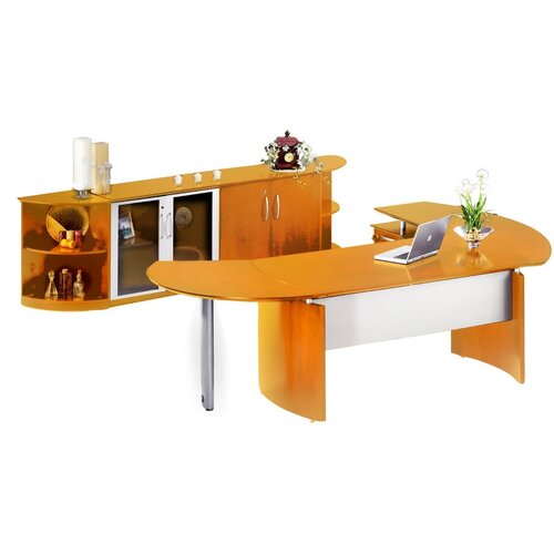 Mayline Group Napoli Series 2 Piece Desk Office Suite